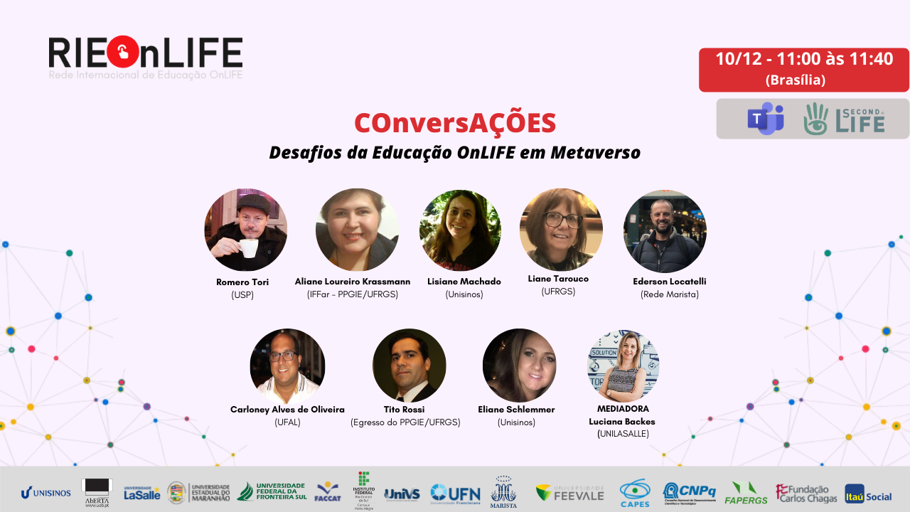 COnversACOES Desafios da Educação OnLIFE em Metaverso